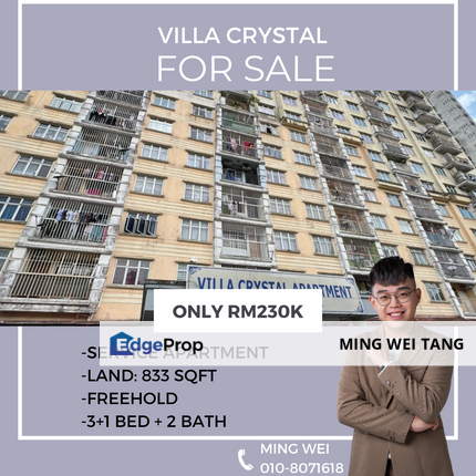 Villa Krystal Service Apartment for Sale , Johor, Skudai