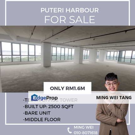 Teega Office Puteri Harbour for Sale , Johor, 