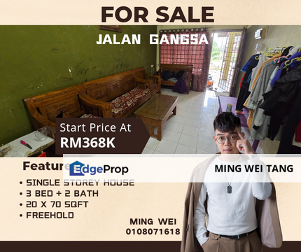 Jalan Gangsa Single Storey House for Sale , Johor, Kulai