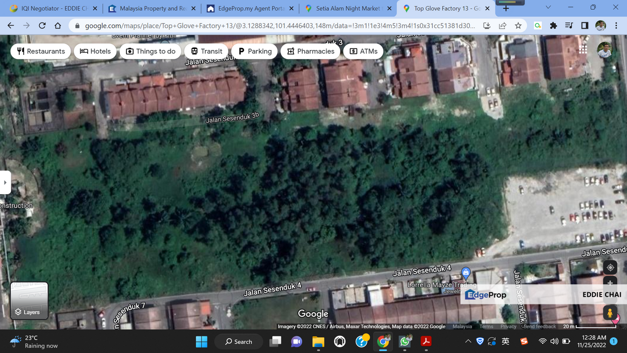 3 Acres Freehold Residential Flat Land, Jalan Teratai, Batu 5, Off Jalan Meru , Selangor, Klang