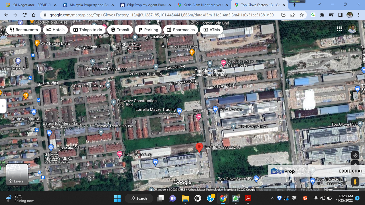 3 Acres Freehold Residential Flat Land, Jalan Teratai, Batu 5, Off Jalan Meru , Selangor, Klang