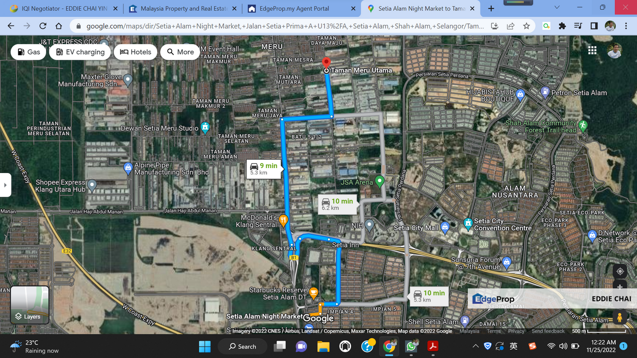 3 Acres Freehold Residential Flat Land, Jalan Teratai, Batu 5, Off Jalan Meru , Selangor, Klang