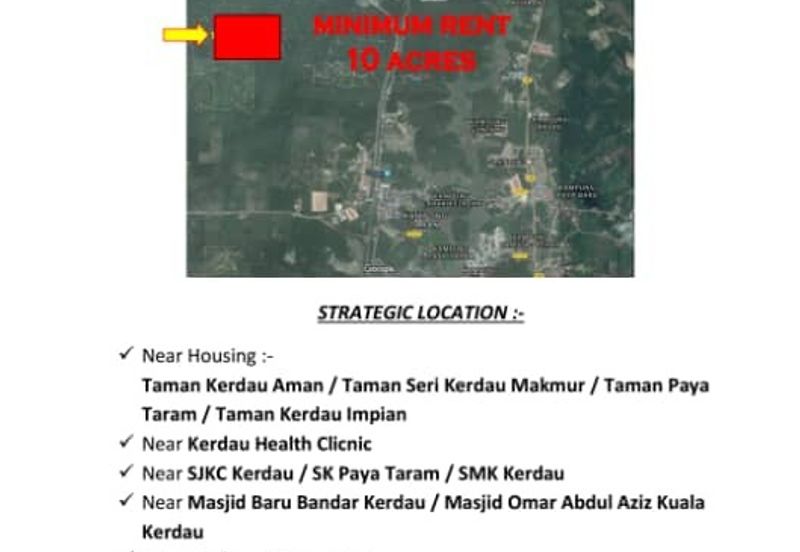 Agriculture Land For Rental Kerdau Temerloh 