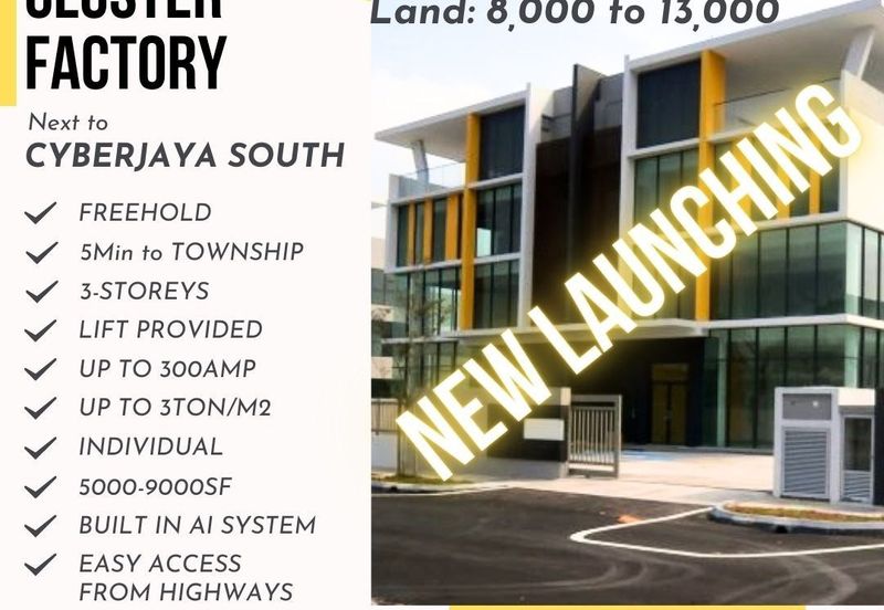 Semi D Cluster Factory next to Cyberjaya South