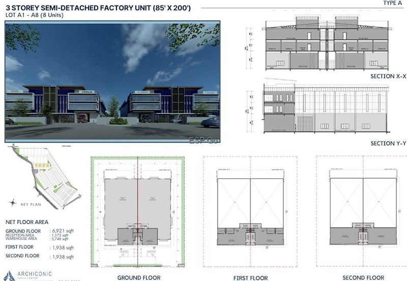 Semi Detached Factory in Kundang Park 