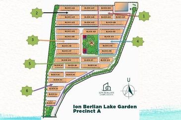 new projek 2sty batang kali ion berlian lake garden