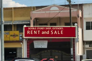 SEWA - 2 Tingkat Kedai - Segera boleh berniaga