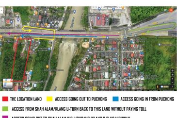 1.85 ACRE / 80,945 SQFT LAND IN KG. BATU 13 PUCHONG, FOR SALE