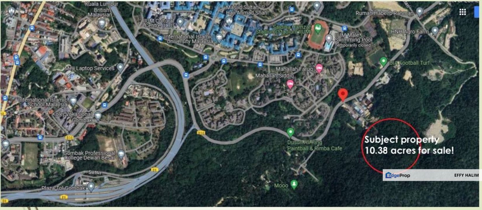 10.38 ACRE LAND @ SUNGAI PUSU, GOMBAK FOR SALE, Selangor, Gombak