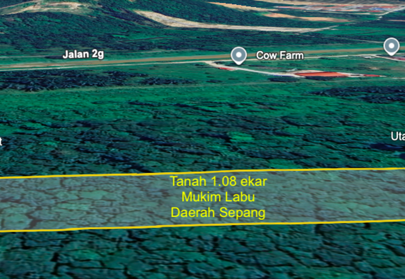 Tanah Pertanian 1.08 ekar untuk dijual @ Kg Giching, Mukim Labu, Sepang