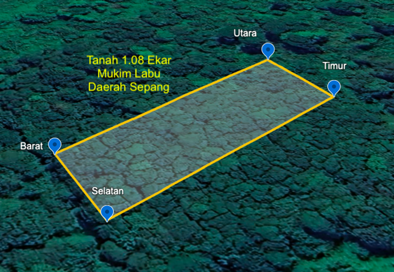 Tanah Pertanian 1.08 ekar untuk dijual @ Kg Giching, Mukim Labu, Sepang