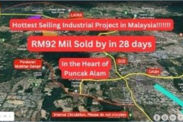 Exclusive New Project  Puncak Alam Perdana Industry Hub - Grab Fast Limited Hi Return Investment