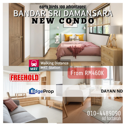 New Condo Near MRT Bandar Sri Damansara, Selangor, Bandar Sri Damansara