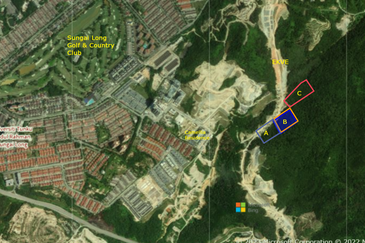 Tanah 15 ekar tepi Lebuhraya EKVE Sungai Long