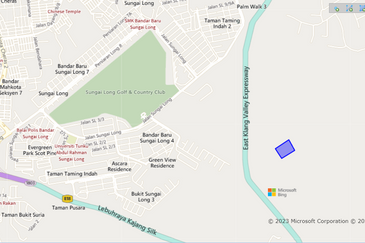 Tanah 15 ekar tepi Lebuhraya EKVE Sungai Long