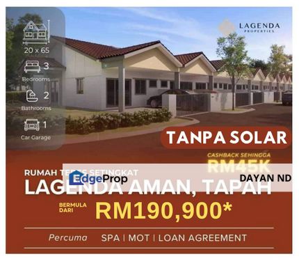 Teres 1 Tingkat Perumahan Baru Sebelah UiTM Tapah, Perak, Batang Padang