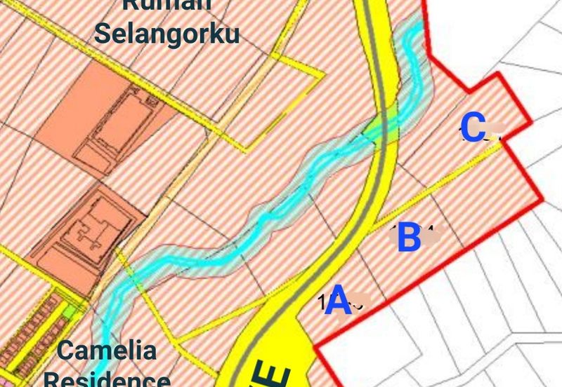 Tanah 15 ekar tepi Lebuhraya EKVE Sungai Long