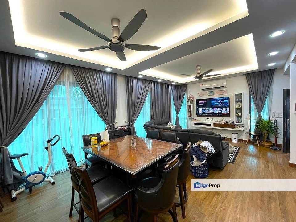 Ferrea Denai Alam Shah Alam End Lot Double Storey Terrace For Sale Freehold , Selangor, Shah Alam