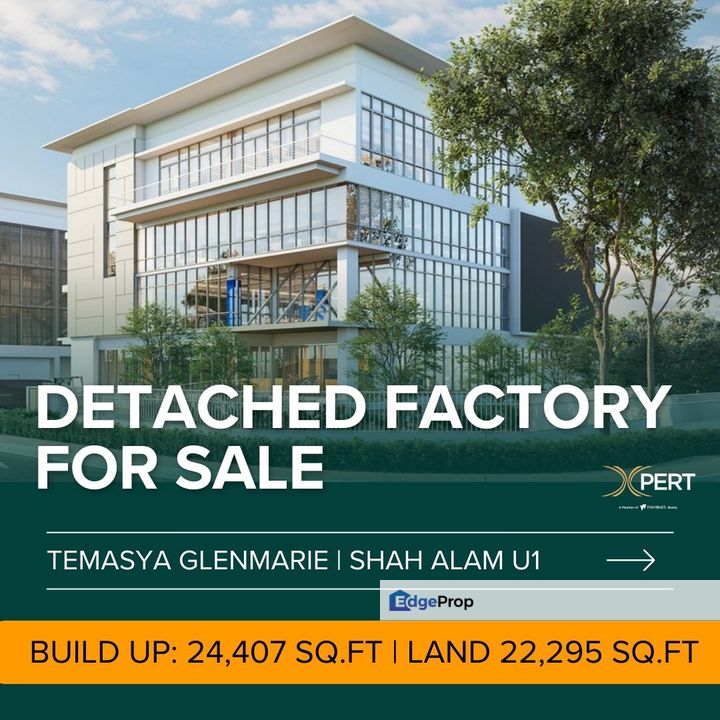 Temasya Industrial Park Glenmarie Detached Factory for Sale @RM18 ...