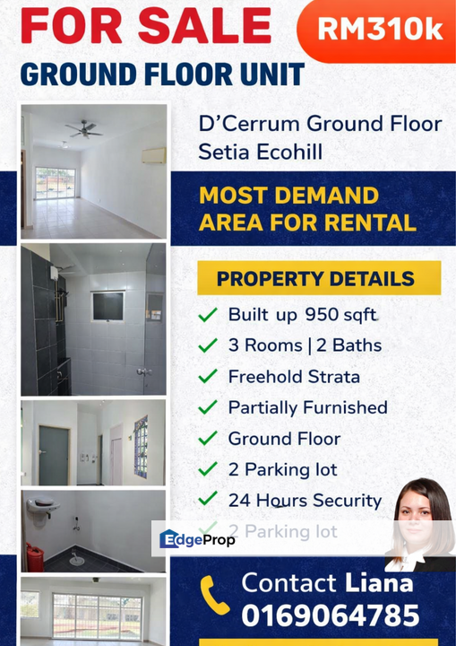 D'Cerrum Setia Ecohil -Ground Floor, Selangor, Semenyih