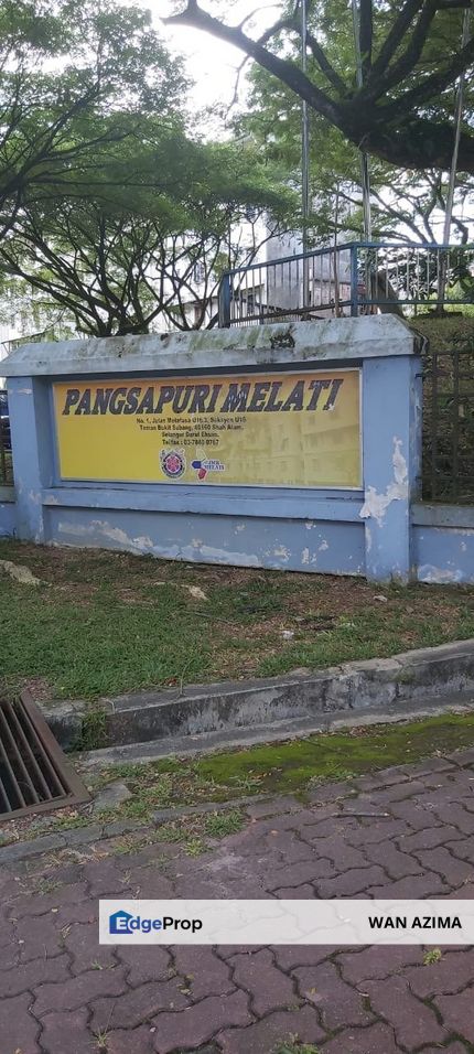 PANGSAPURI MELATI SEKSYEN U16, TAMAN BUKIT SUBANG, Selangor, Shah Alam