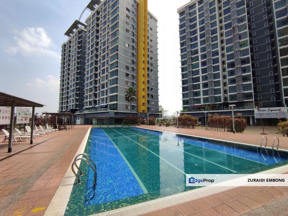For Sale Vista Alam Serviced Apartment Shah Alam, End Lot Unit Renovated, LUAS DAN AMAN. , Selangor, Shah Alam