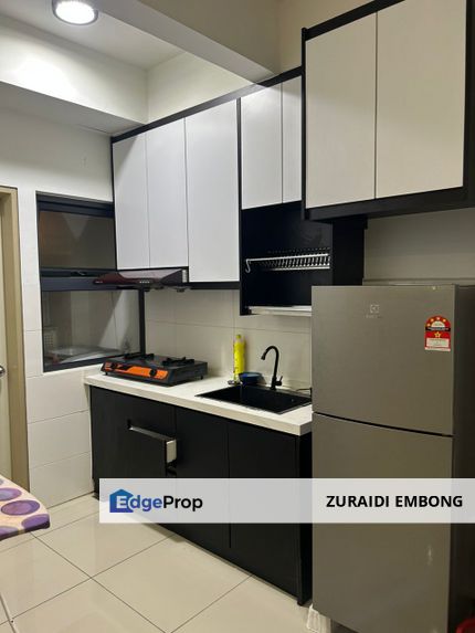 FOR RENT / Condo Untuk Disewa Suria Residence Bukit Jelutong, Shah Alam Fully Furnished Kitchen Cabinet Table Top, Selangor, Bukit Jelutong
