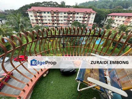 FOR SALE / UNTUK DIJUAL Flat Melati Blok C12, Taman Melati  Setapak Gombak Freehold Near LRT Bumi Lot Facing Open, Kuala Lumpur, Setapak