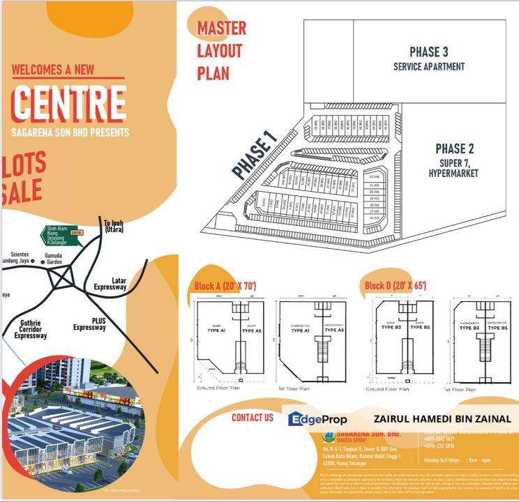 2 storey shoplot Kundang Business centre, Selangor, Rawang