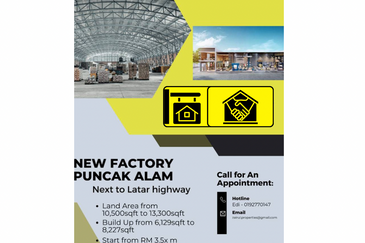 SemiD Factory Puncak Alam for sale