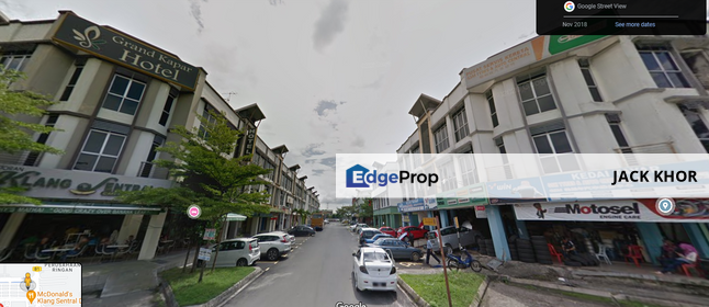 Corner Lot Klang sentral shoplot for rent, Selangor, Klang