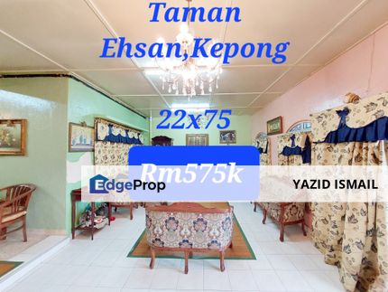 [22x75] Single Storey, Taman Ehsan, Kepong , Selangor, Kepong