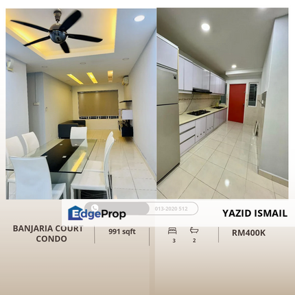 Banjaria Court Condo,Batu Caves,Gombak[Reno 991sq], Selangor, Batu Caves 