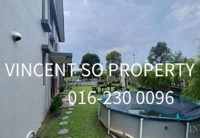 BANDAR BUKIT RAJA NAFIRI DOUBLE STOREY END LOT FOR SALE