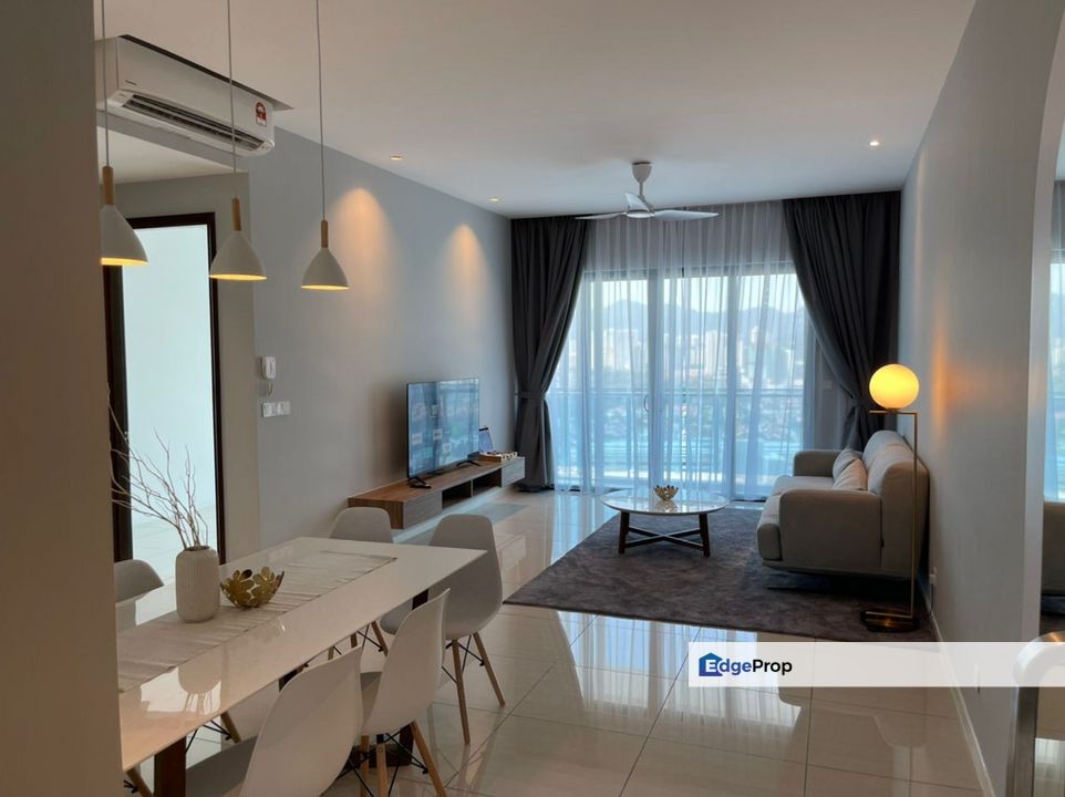Queens Residences Q1, Corner Unit, Sea View, Fully Renovated & Fully Furnished, Penang, Sungai Nibong