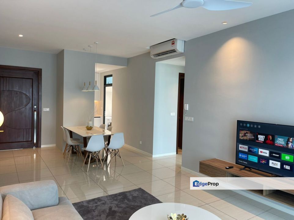 Queens Residences Q1, Corner Unit, Sea View, Fully Renovated & Fully Furnished, Penang, Sungai Nibong