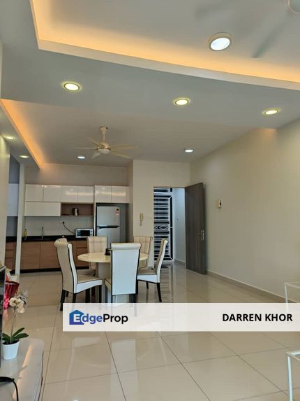 Johor Bahru Town Skysuites @ Meldrum hill apartment 3 bedroom / FULLY FURNITURE, Johor, Johor Bahru