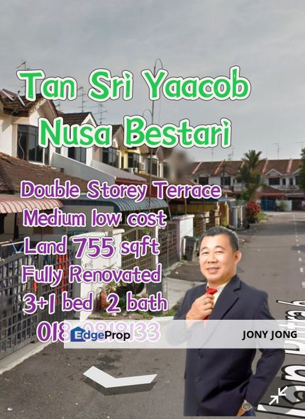 Double Storey Medium low Cost for Sales, Johor, Skudai