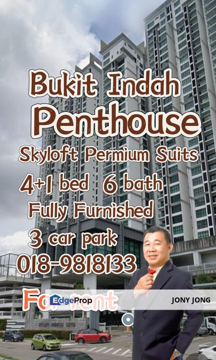 Skyloft Penthouse 5 bedroom for Sales, Johor, Johor Bahru