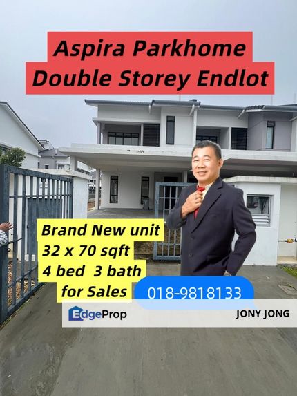 Double Storey Endlot for Sales, Johor, Gelang Patah