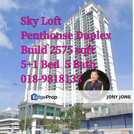 Sky Loft Penthouse Duplex 5+1 Bed for Sales, Johor, Johor Bahru