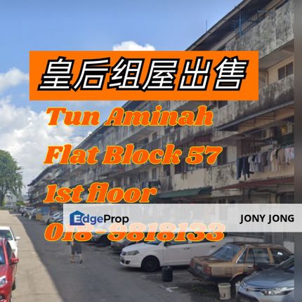 Tun Aminah Low Cost Flat for Sales, Johor, Johor Bahru