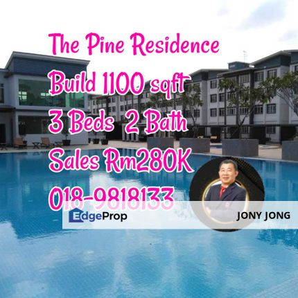 The Pine Residence 3 Beds for Sales, Johor, Gelang Patah