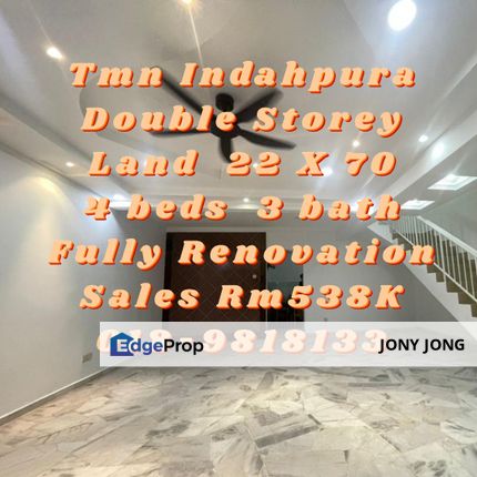 Double Storey Terrace for Sales, Johor, Kulai