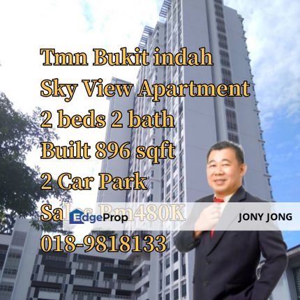 Sky View Apartment 2 beds 2 bath for Sales, Johor, Bukit Indah