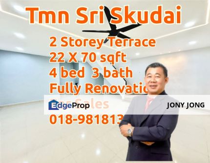 Double Storey Terrace for Sales, Johor, Skudai