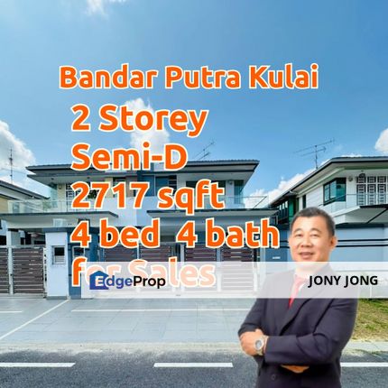 Double Storey Semi Detached for Sales, Johor, Kulai