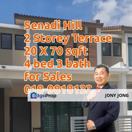 Double Storey Terrace House for Sales, Johor, Nusajaya