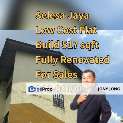 Low Cost Flat Selesa Jaya for Sales, Johor, Skudai