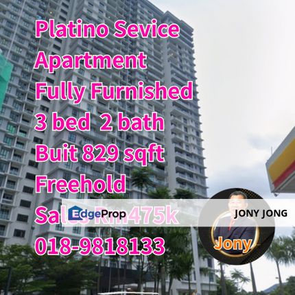 Platino Service Apartment 3 bedroom for Sales, Johor, Johor Bahru